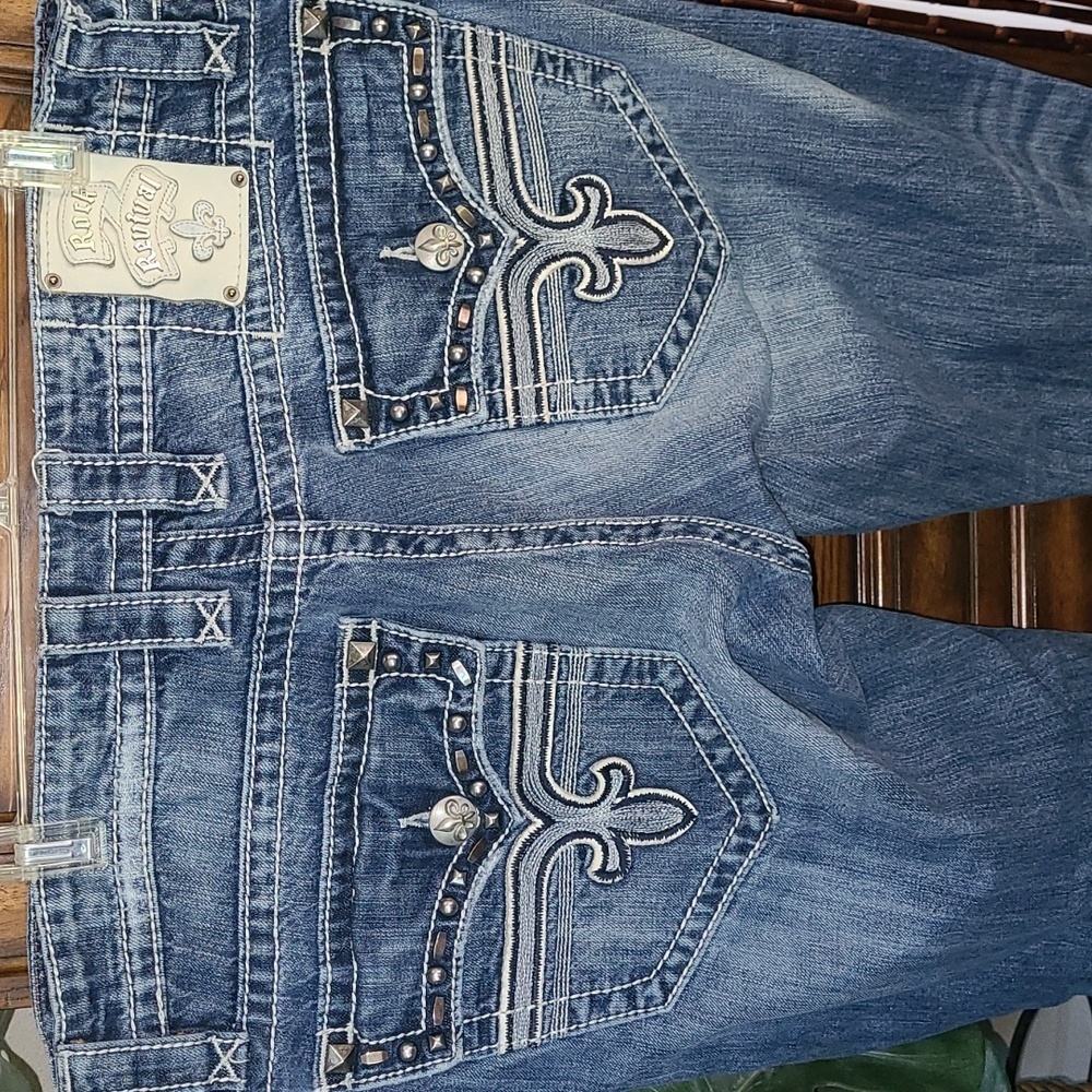 Rock Revival John Straight jeans Size 34"x33"